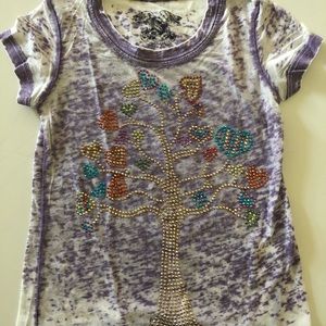 Signorelli purple burnout T-shirt kids 4/5 Tree